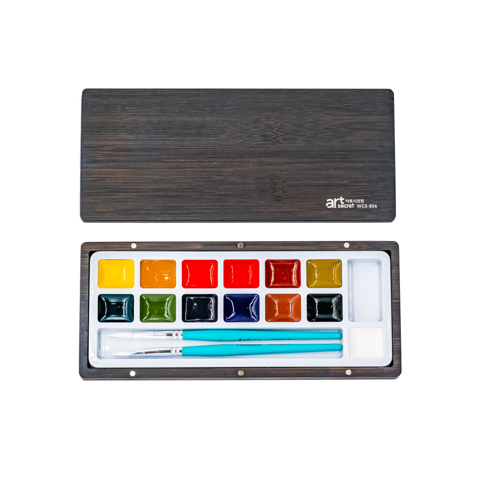 Watercolor Paint Set Solid Pigment - Artsecret 13 conjunto de paleta de