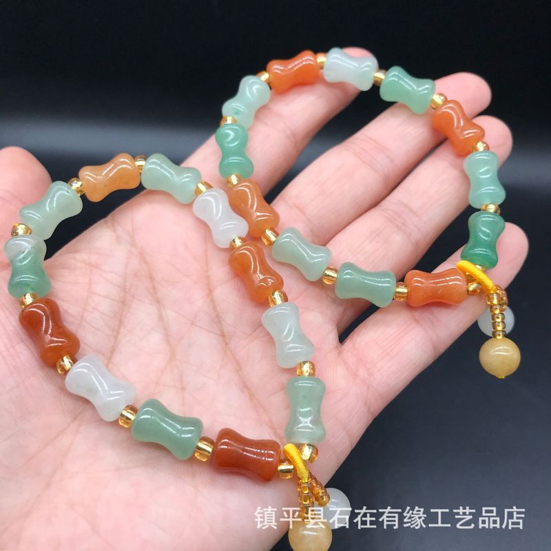 Beading - Pulseira de Joias com Bambu de