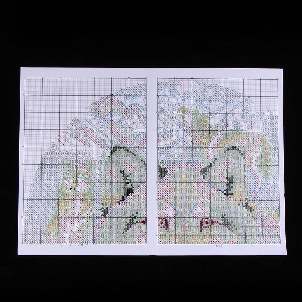 Cross Stitch Stamped Kits Beginners - Kits de Bordado em Ponto Cruz