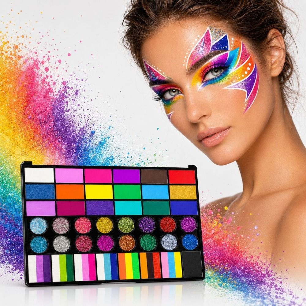 Watercolor Paint Set Solid Pigment - Conjunto de Tintas Aquarela com 42