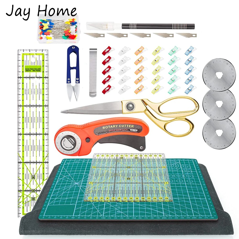 Rotary Cutter For Fabric 45Mm - 42 pçs conjunto de cortador rotativo