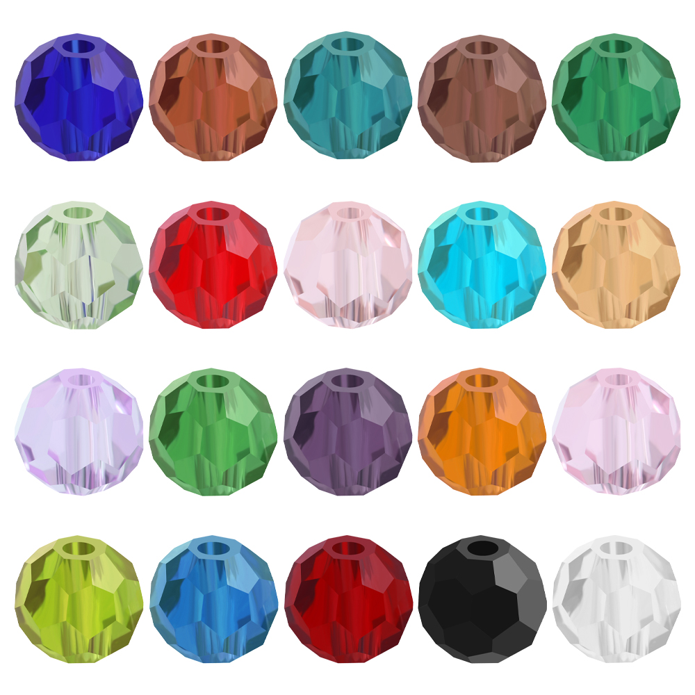 Glass Seed Beads 2Mm Jewelry Making - Lote de Contas de Vidro Facetadas