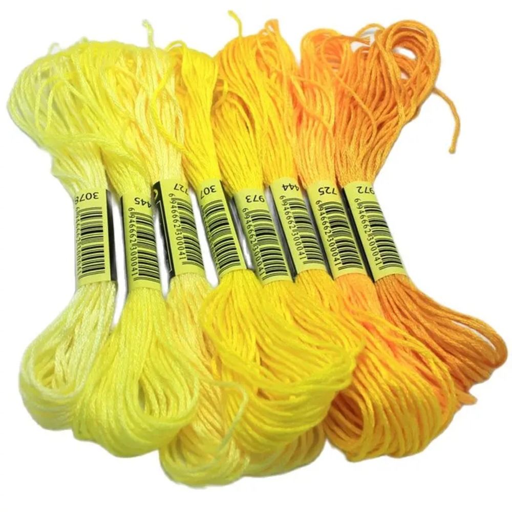 Cotton Embroidery Thread Skeins - Algodão Cruz Ponto Bordado Linha, O