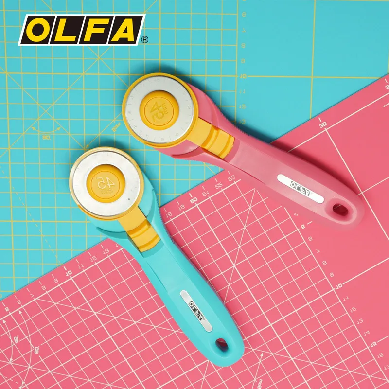Rotary Cutter For Fabric 45Mm - Lâmina de corte Olfa Rotary Pinkle,