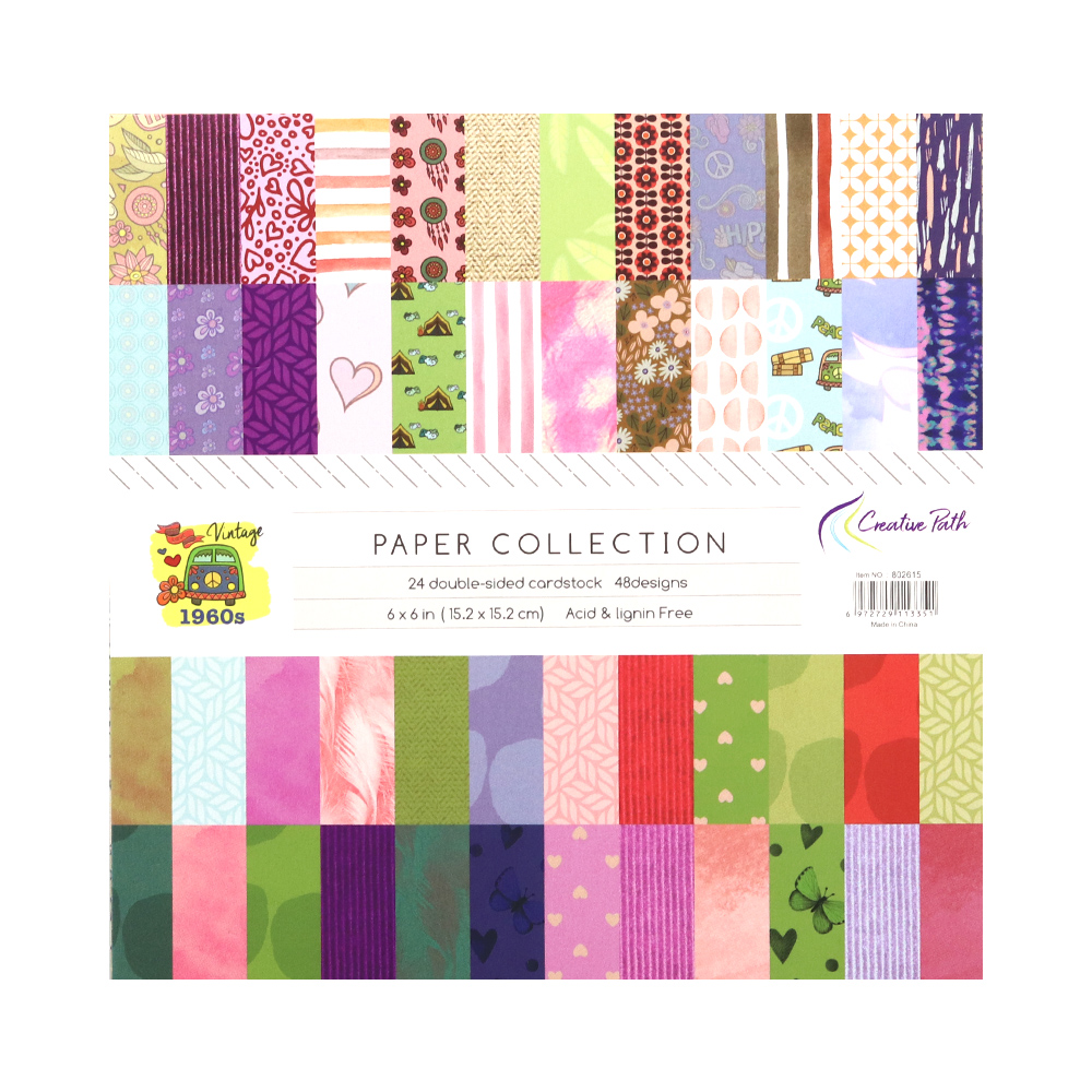 Vintage Junk Journal Scrapbooking Paper - Papel Decorativo Vintage com Padrão Floral
