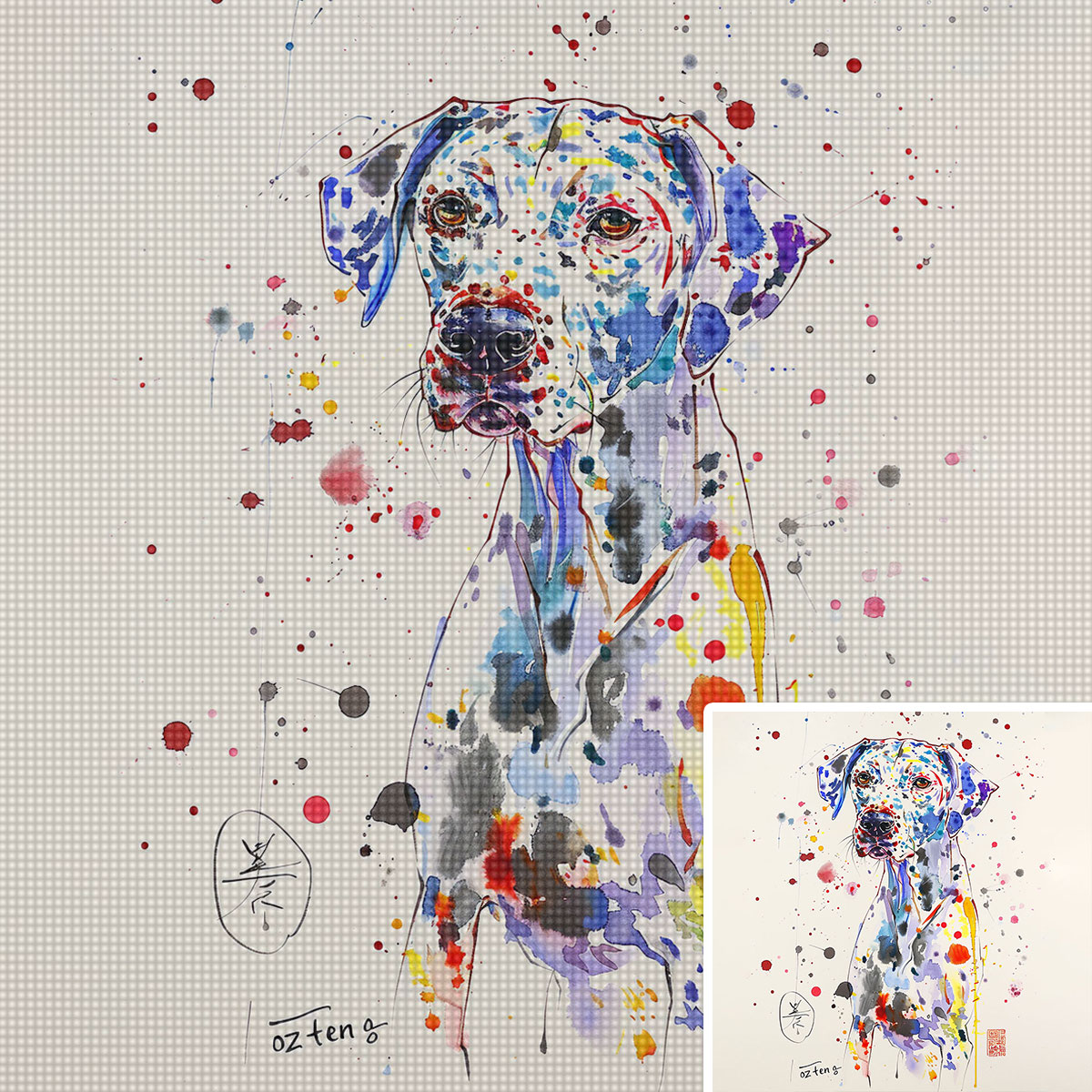 5D Diamond Painting Kit Full Drill - Kit de Pintura em Diamante 5D