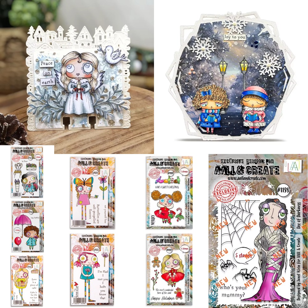 Clear Silicone Stamps For Card Making - Carimbos de silicone transparentes para DIY: