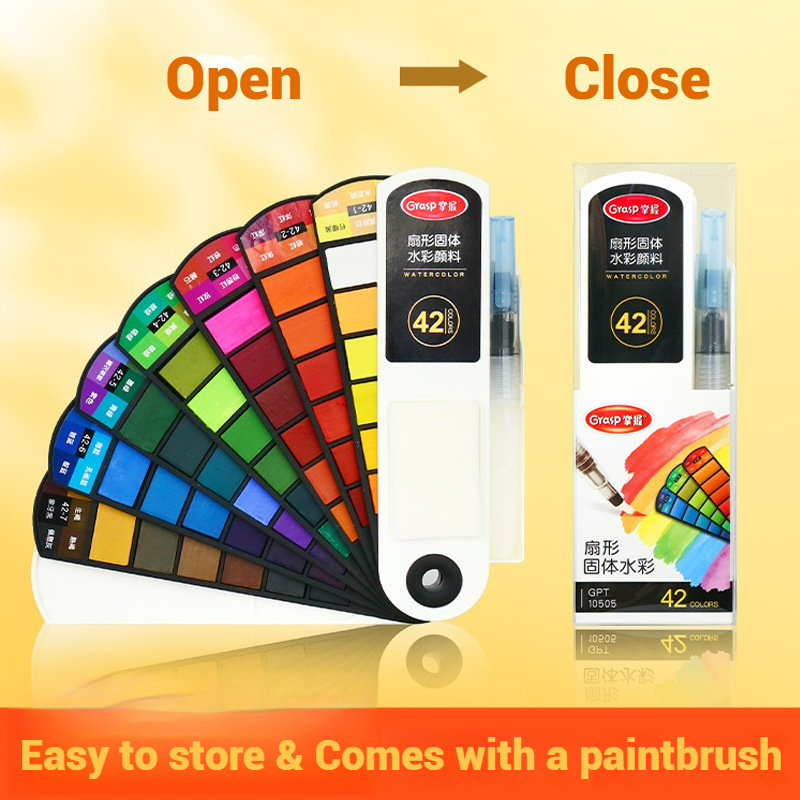 Watercolor Paint Set Solid Pigment - Conjunto de pigmento aquarela sólido 18/24/42/60,