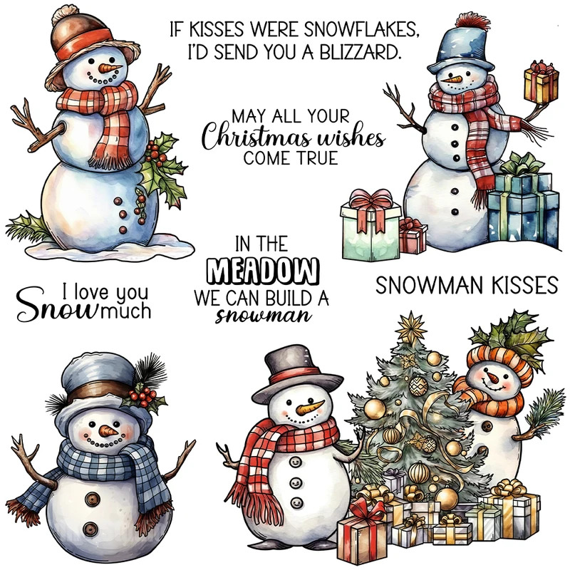 Clear Silicone Stamps For Card Making - Cortadores de Metal e Carimbos de