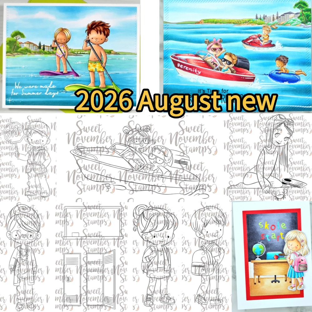 Clear Silicone Stamps For Card Making - Novas carimbos de silicone transparentes com