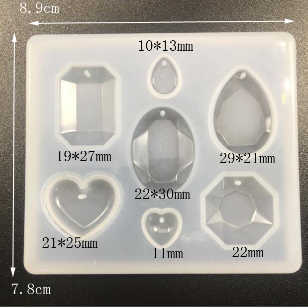 Conjunto de 6 Moldes de Silico - Silicone Epoxy Resin Molds Set avaliação e preço