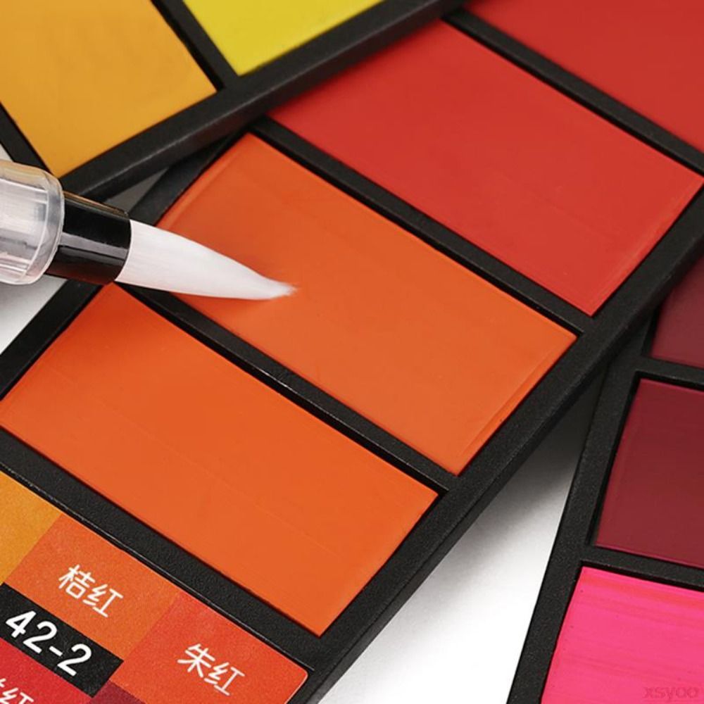 Conjunto de Tintas Aquarela Po - Watercolor Paint Set Solid Pigment avaliação e preço