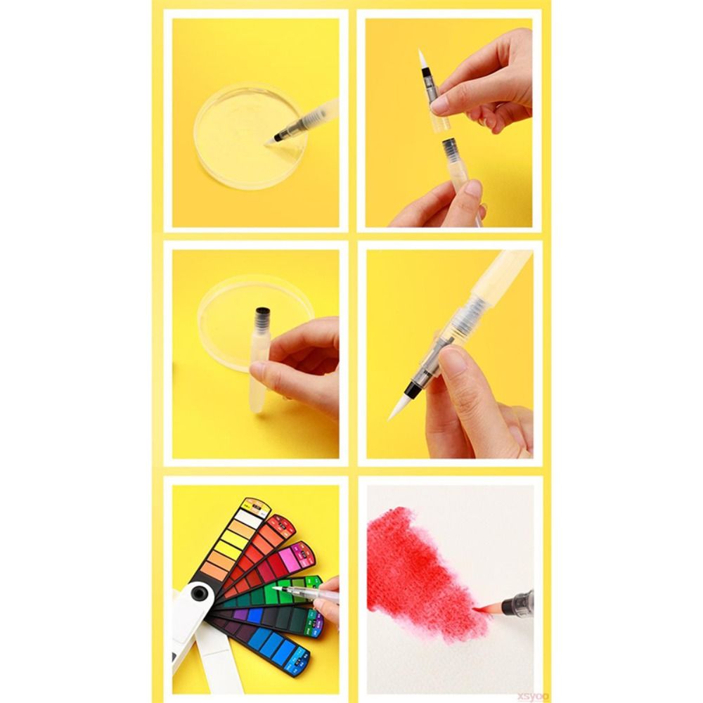 Conjunto de Tintas Aquarela Po - Watercolor Paint Set Solid Pigment avaliação e preço