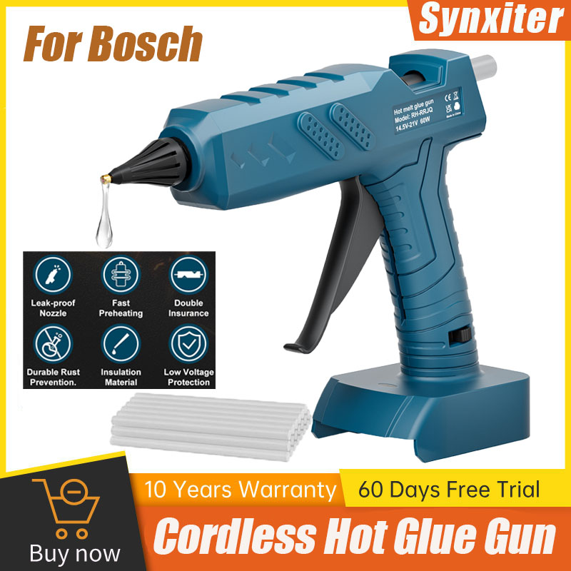Pistola de cola quente sem fio - Hot Melt Glue Gun Cordless avaliação e preço