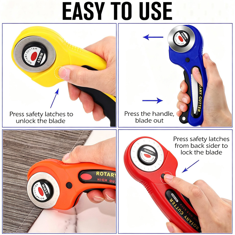Cortador Rotativo de Tecido co - Rotary Cutter For Fabric 45Mm avaliação e preço
