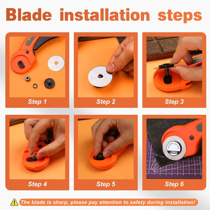 Cortador Rotativo de Tecido co - Rotary Cutter For Fabric 45Mm avaliação e preço