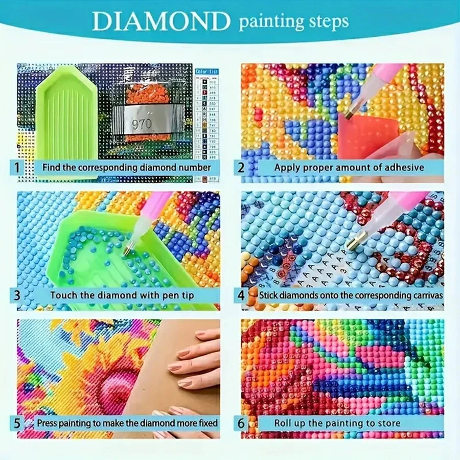 Kits de Pintura Diamante 5D Re - 5D Diamond Painting Kit Full Drill avaliação e preço