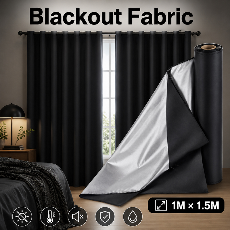 Tecido Blackout Preto Prateado - Sewing avaliação e preço