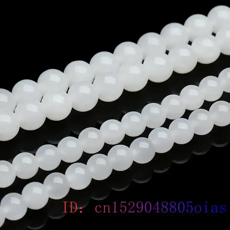 Colar de contas de jade branco - Beading avaliação e preço