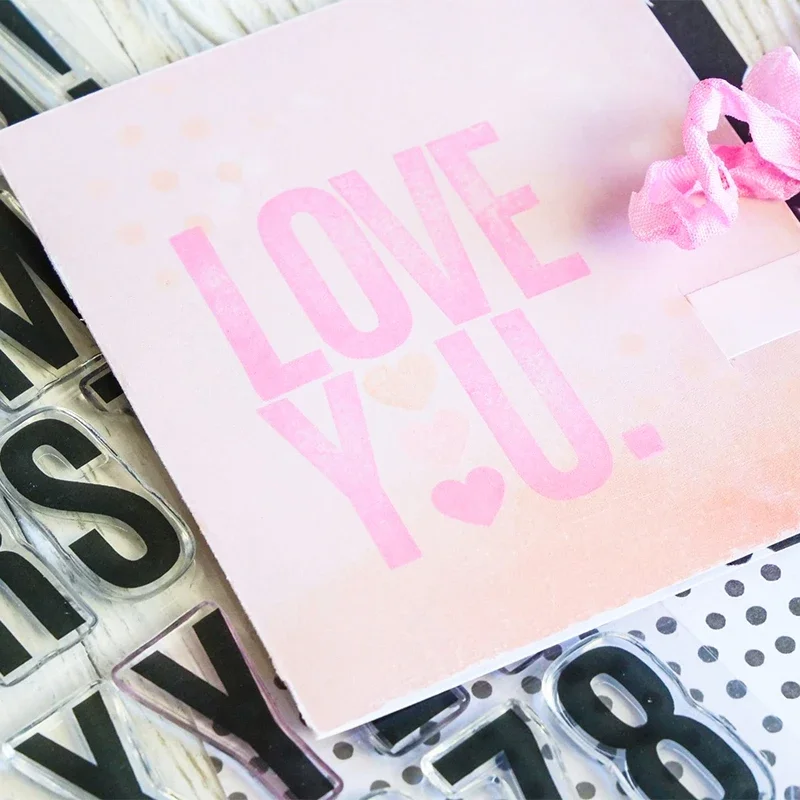 2024 novo inglês claro selo fe - Scrapbooking avaliação e preço