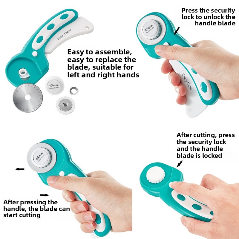 Cortador Rotativo de 45mm com  - Rotary Cutter For Fabric 45Mm avaliação e preço