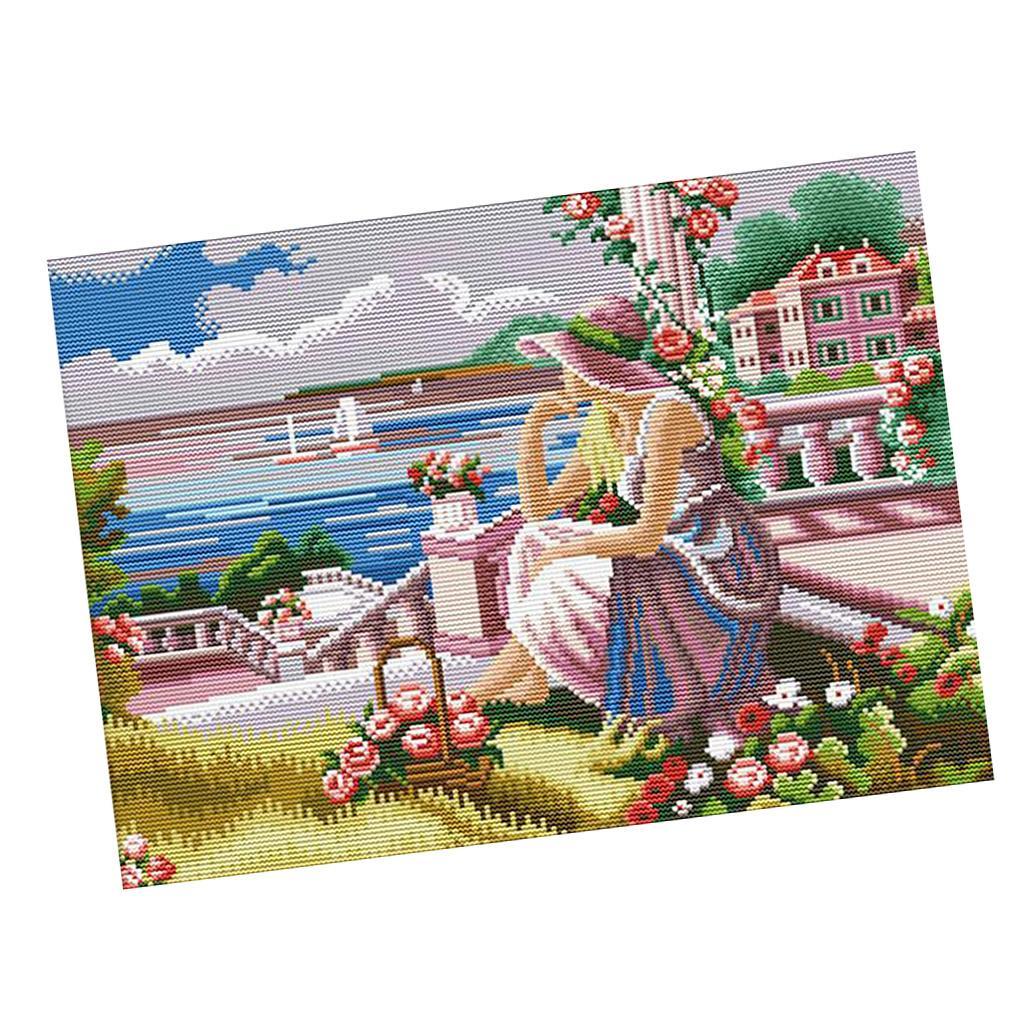 Kits de Ponto Cruz Estampado c - Cross Stitch Stamped Kits Beginners avaliação e preço