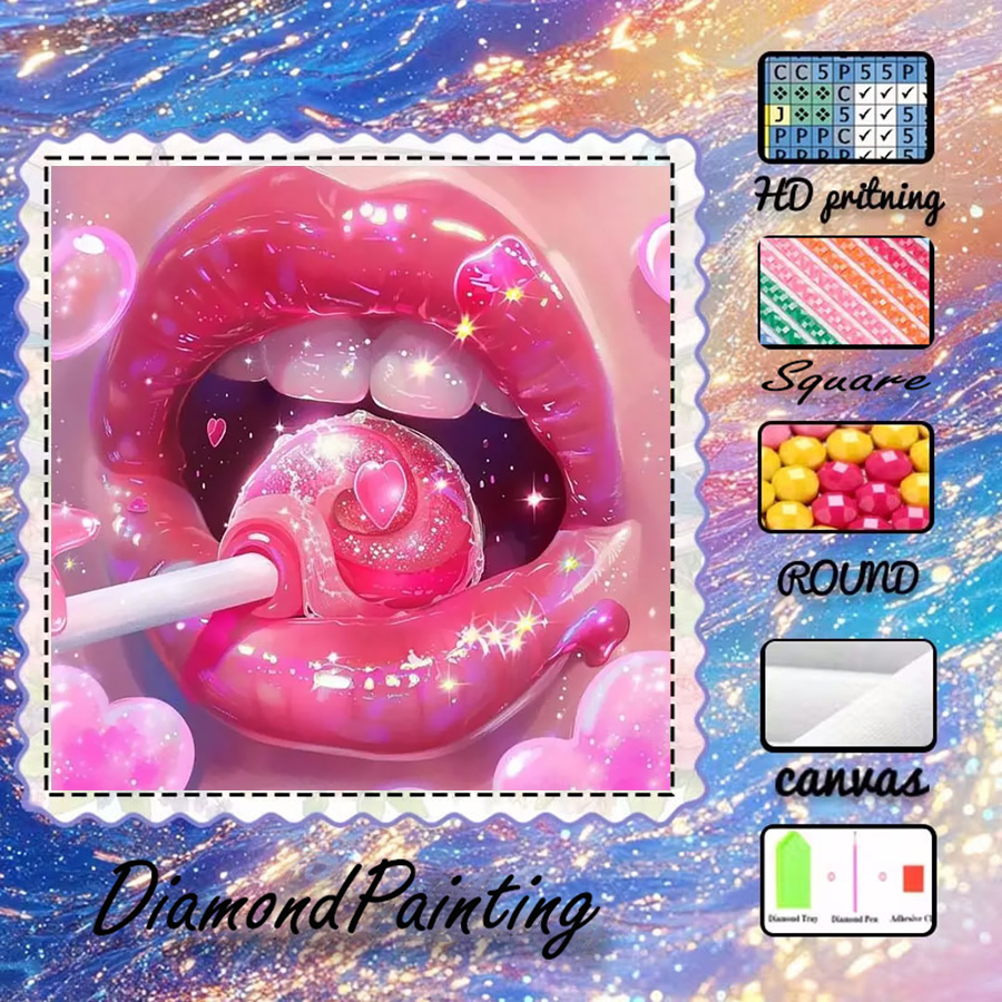 1 peça - 5D-DIY - Tecido floca - 5D Diamond Painting Kit Full Drill avaliação e preço