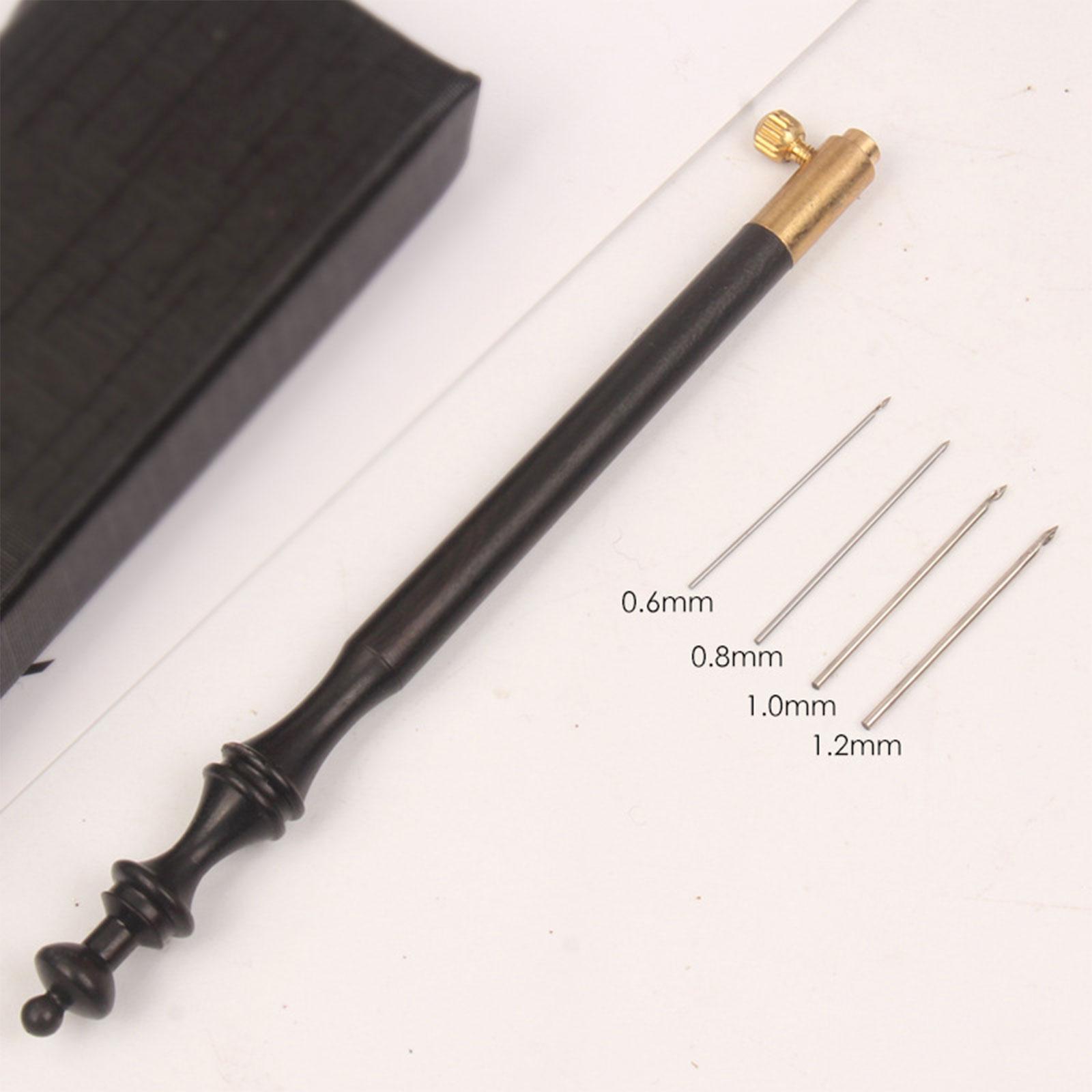 Kit de Agulhas de Crochê e Bor - Wooden Crochet Hooks Ergonomic Handle avaliação e preço