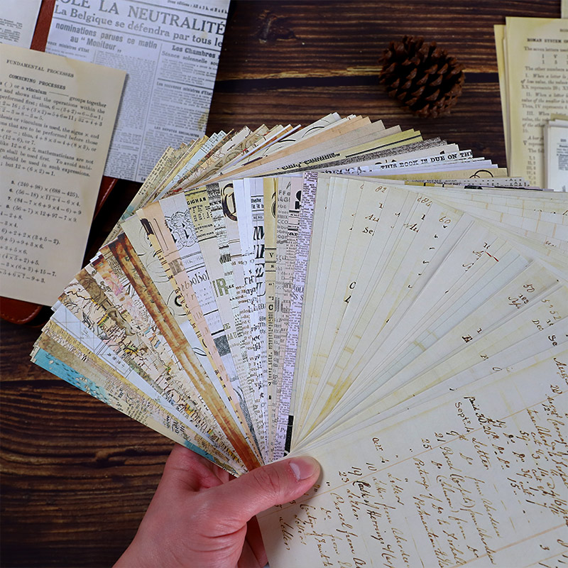 30 peças mapa antigo letras de - Vintage Junk Journal Scrapbooking Paper avaliação e preço