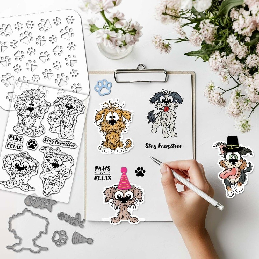 Carimbo de silicone transparen - Clear Silicone Stamps For Card Making avaliação e preço