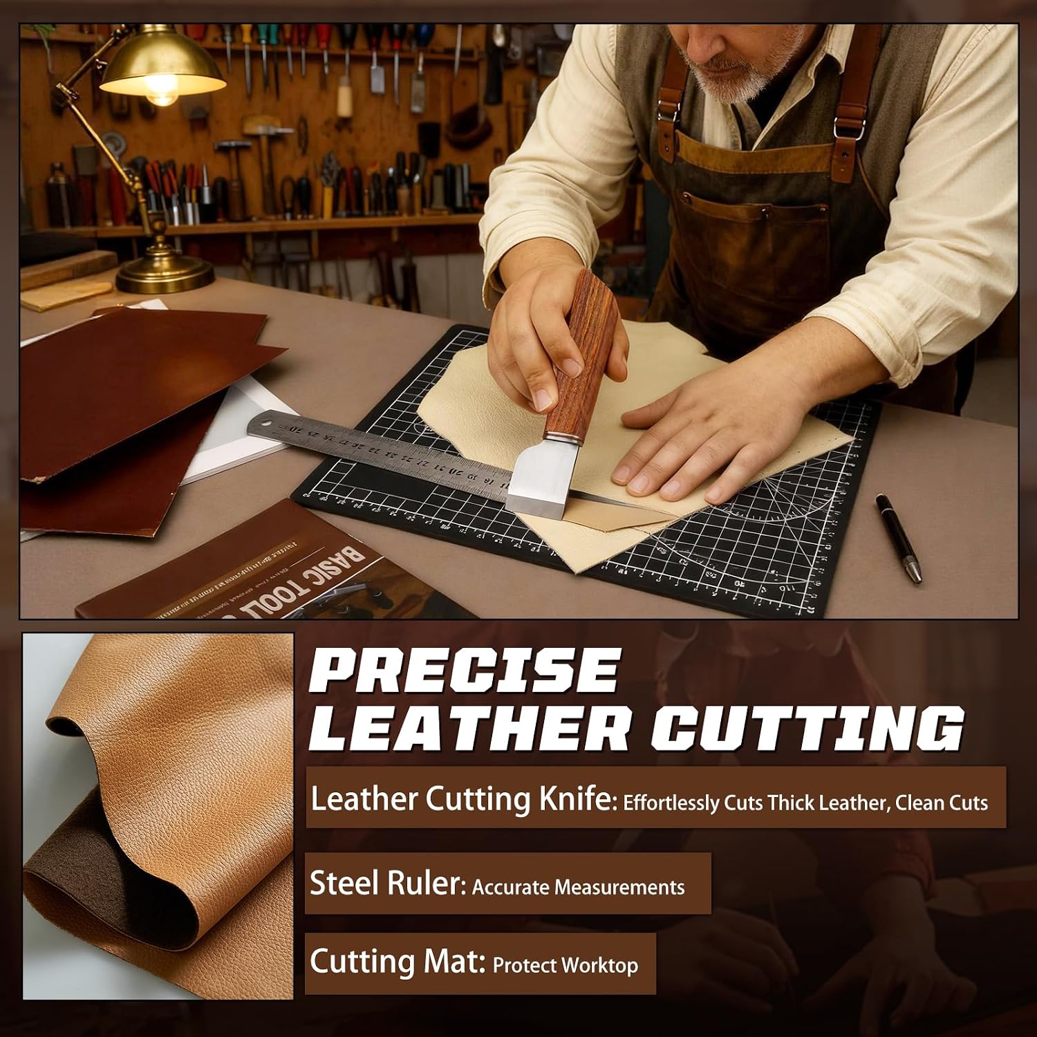 Kit de Trabalho em Couro, Ferr - Sewing avaliação e preço