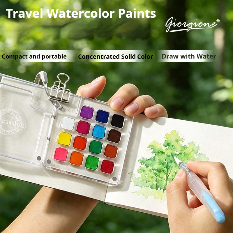 Conjunto de Presente de Aquare - Watercolor Paint Set Solid Pigment avaliação e preço