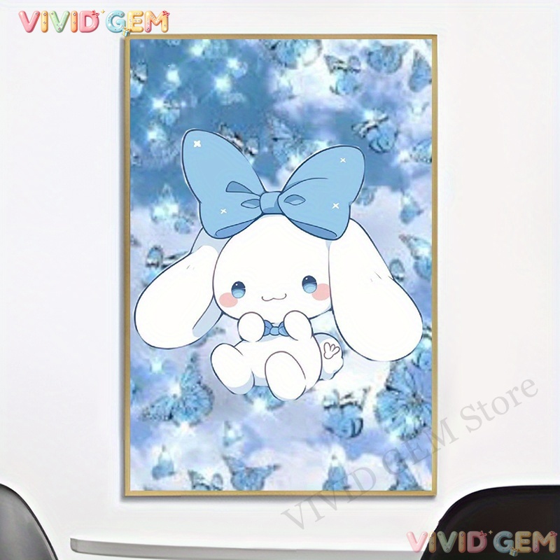 VIVID GEM Sanrio Blue Cloud Ci - 5D Diamond Painting Kit Full Drill avaliação e preço