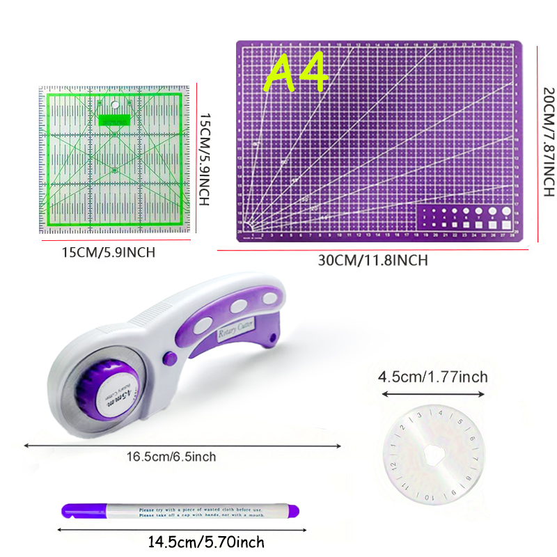 Cortador Rotativo de 45mm com  - Rotary Cutter For Fabric 45Mm avaliação e preço