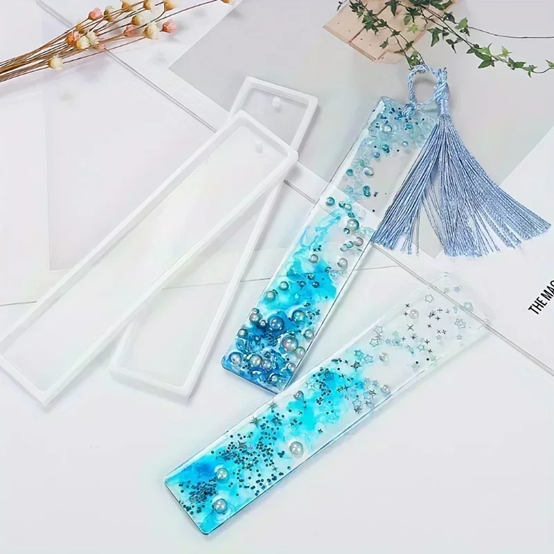5 pçs/set diy retangular crist - Silicone Epoxy Resin Molds Set avaliação e preço