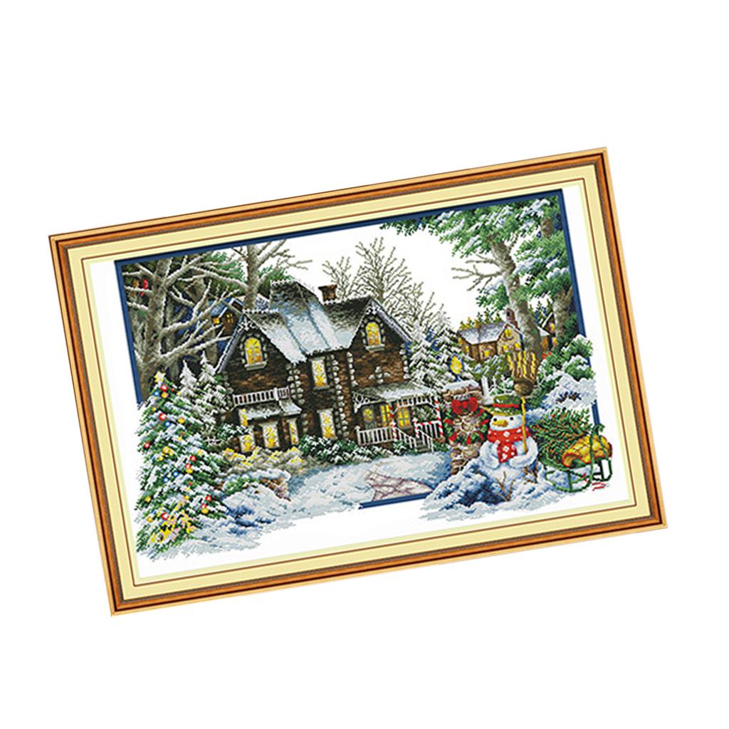 Kit de ponto cruz estampado co - Cross Stitch Stamped Kits Beginners avaliação e preço