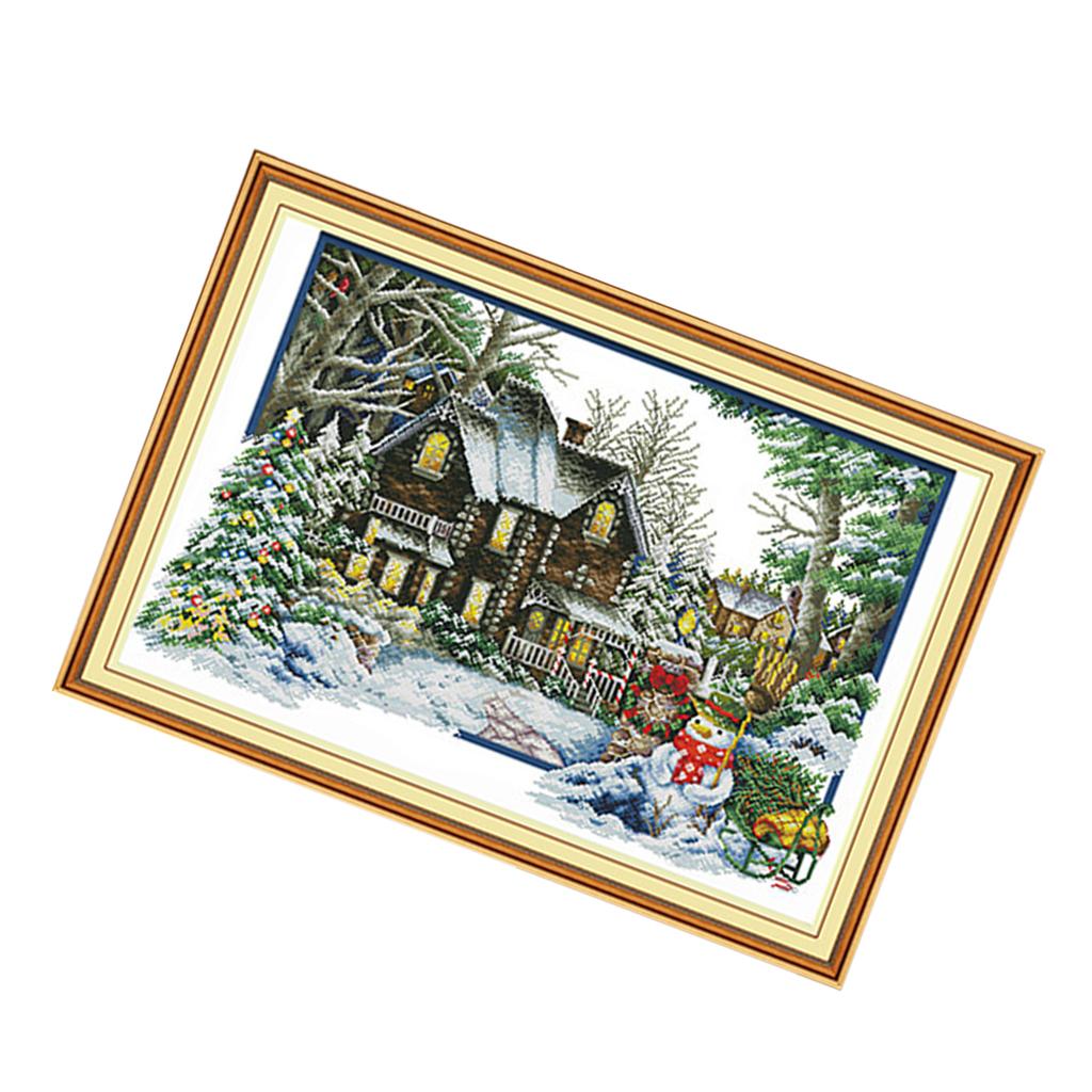 Kit de ponto cruz estampado co - Cross Stitch Stamped Kits Beginners avaliação e preço