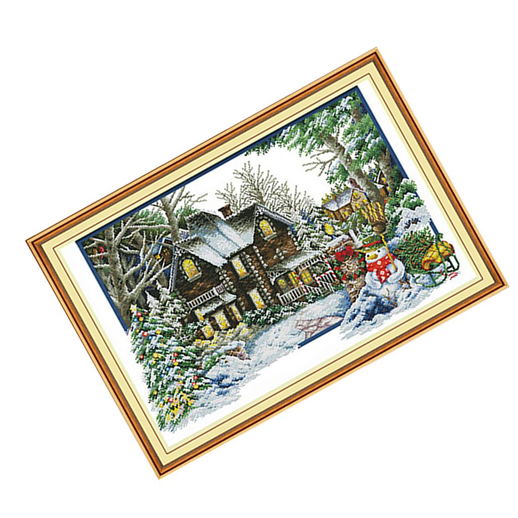 Kit de ponto cruz estampado co - Cross Stitch Stamped Kits Beginners avaliação e preço