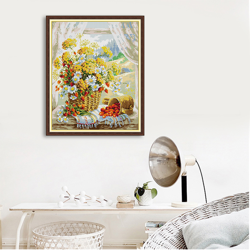 Kit de ponto cruz estampado, t - Cross Stitch Stamped Kits Beginners avaliação e preço