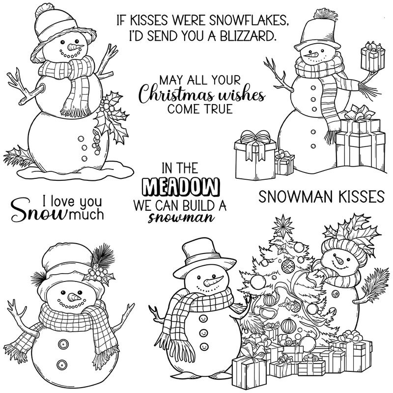 Cortadores de Metal e Carimbos - Clear Silicone Stamps For Card Making avaliação e preço