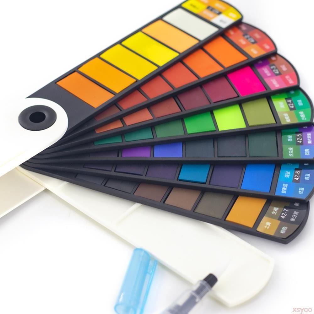 Conjunto de Tintas Aquarela Do - Watercolor Paint Set Solid Pigment avaliação e preço